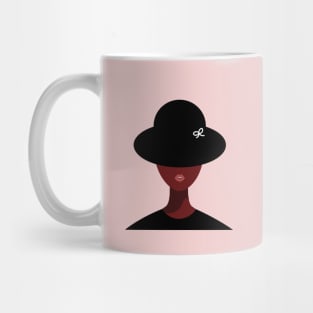 Lady in black Mug